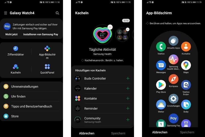 Вы можете увидеть на телефоне приложение Samsung Galaxy Wearable. 